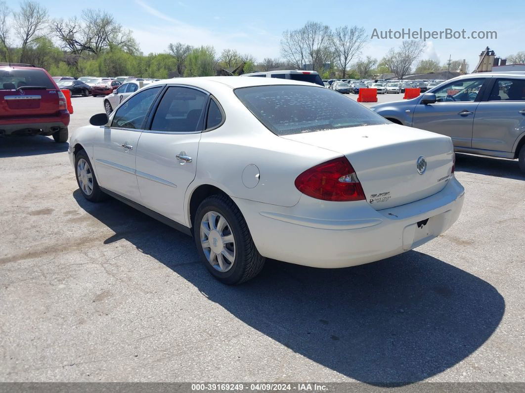 2007 Buick Lacrosse Cx White vin: 2G4WC582771142117