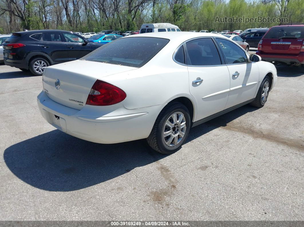 2007 Buick Lacrosse Cx White vin: 2G4WC582771142117