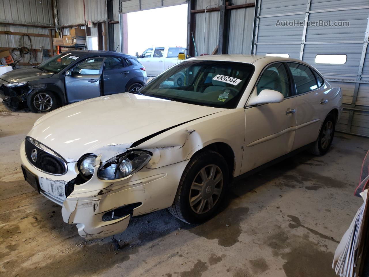 2007 Buick Lacrosse Cx White vin: 2G4WC582871193741