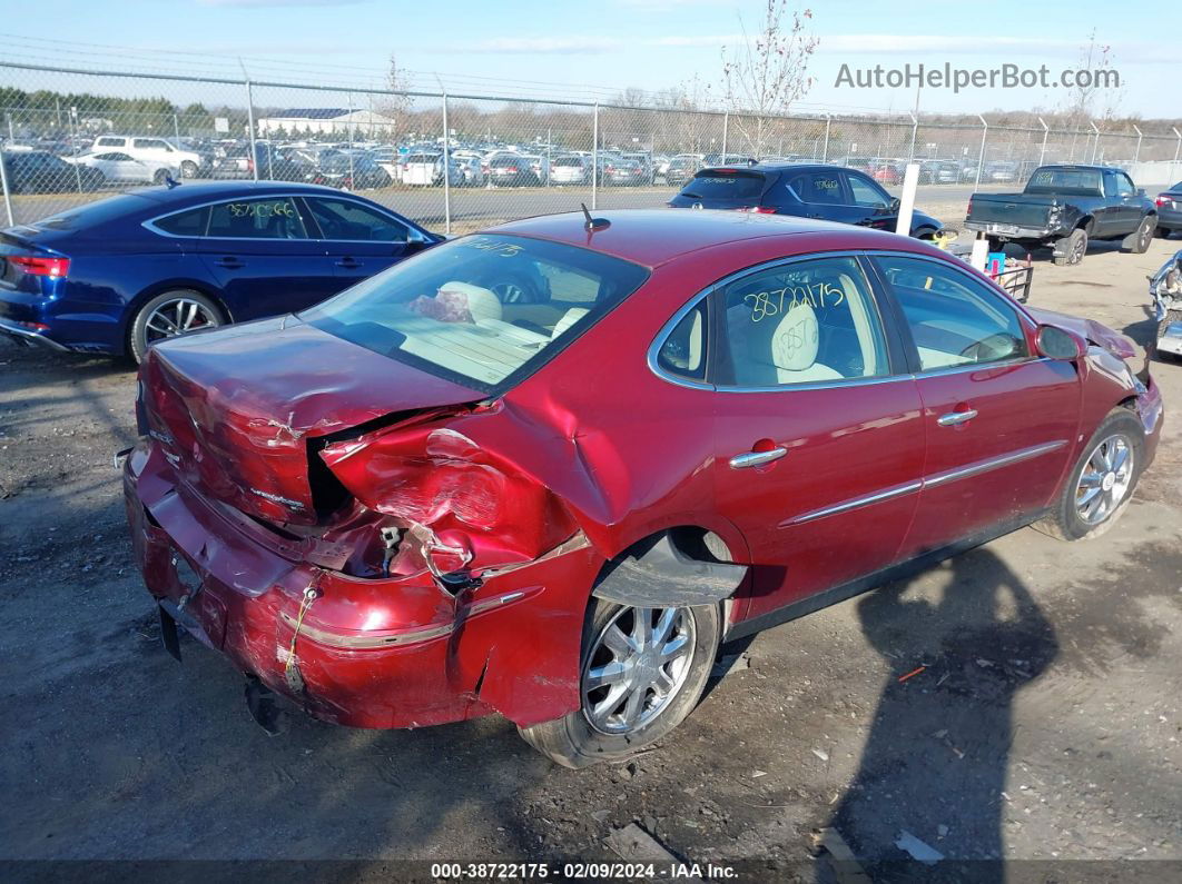 2007 Buick Lacrosse Cx Red vin: 2G4WC582871202079