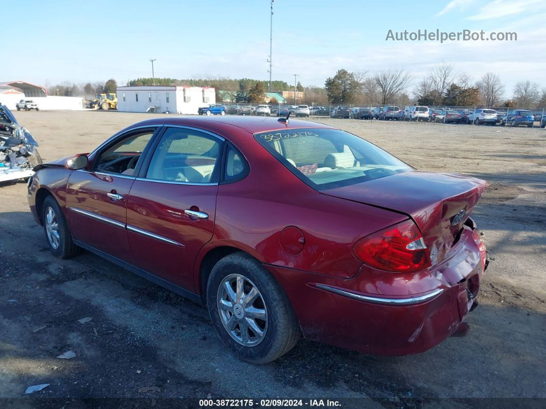 2007 Buick Lacrosse Cx Red vin: 2G4WC582871202079