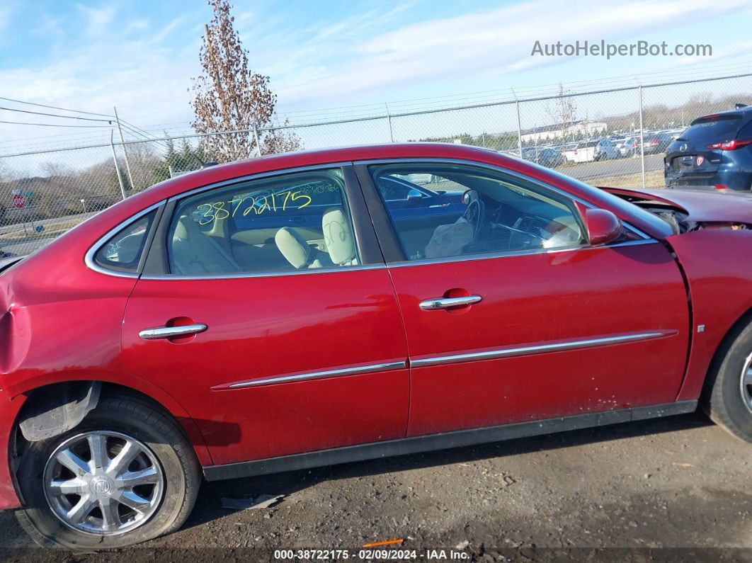 2007 Buick Lacrosse Cx Red vin: 2G4WC582871202079