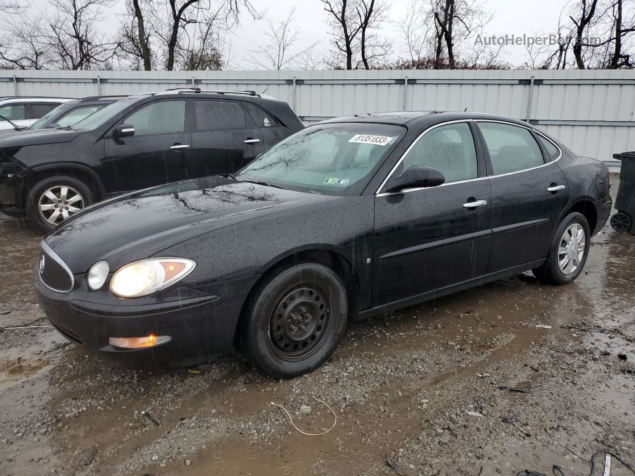 2007 Buick Lacrosse Cx Black vin: 2G4WC582971116392