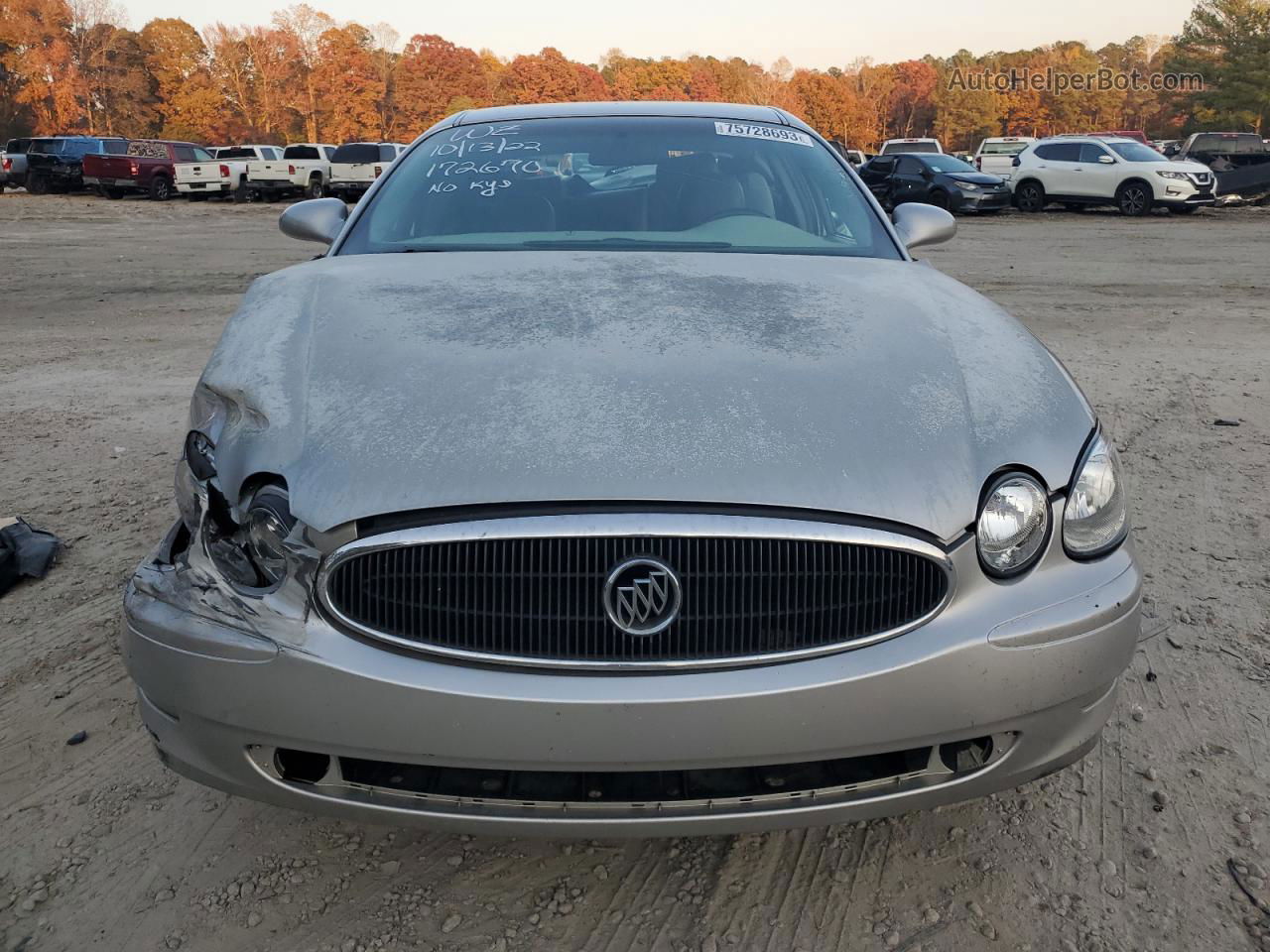 2007 Buick Lacrosse Cxl Silver vin: 2G4WD552071142462