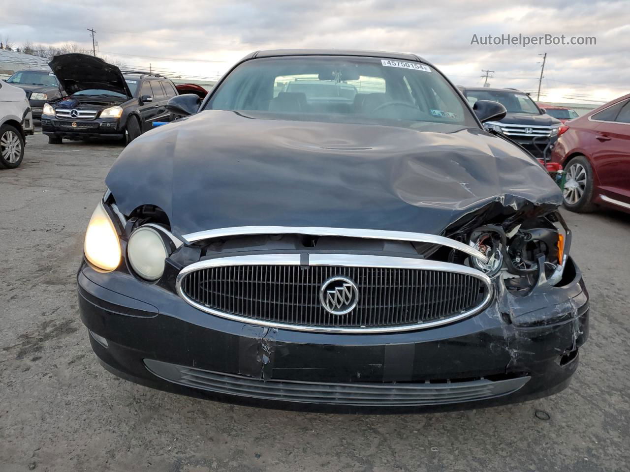 2007 Buick Lacrosse Cxl Черный vin: 2G4WD552171105551