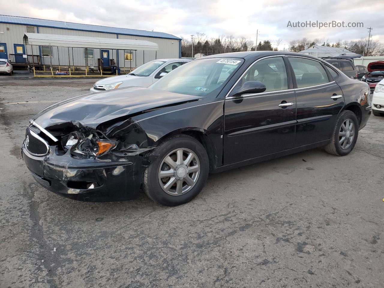 2007 Buick Lacrosse Cxl Black vin: 2G4WD552171105551