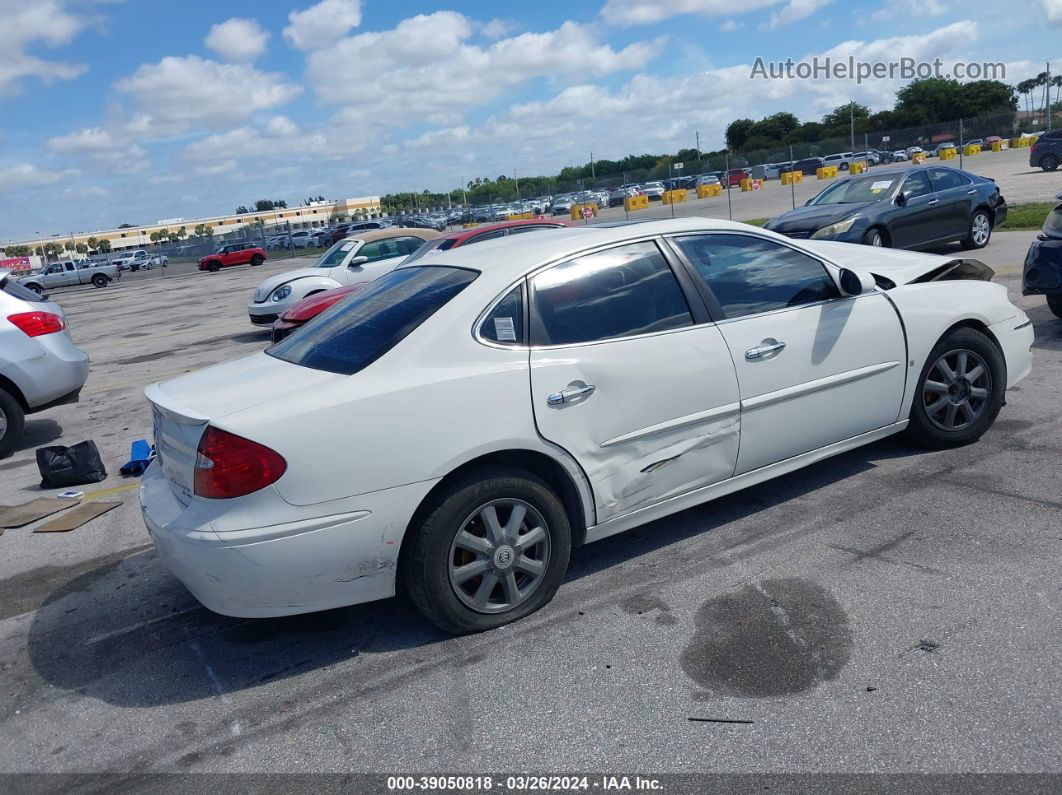 2007 Buick Lacrosse Cxl White vin: 2G4WD552171161926