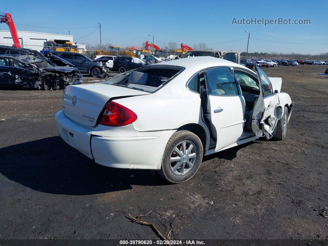 2007 Buick Lacrosse Cxl White vin: 2G4WD552171241940