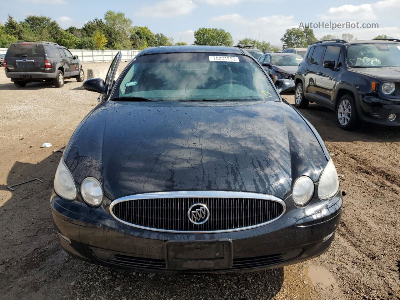 2007 Buick Lacrosse Cxl Black vin: 2G4WD552671225376