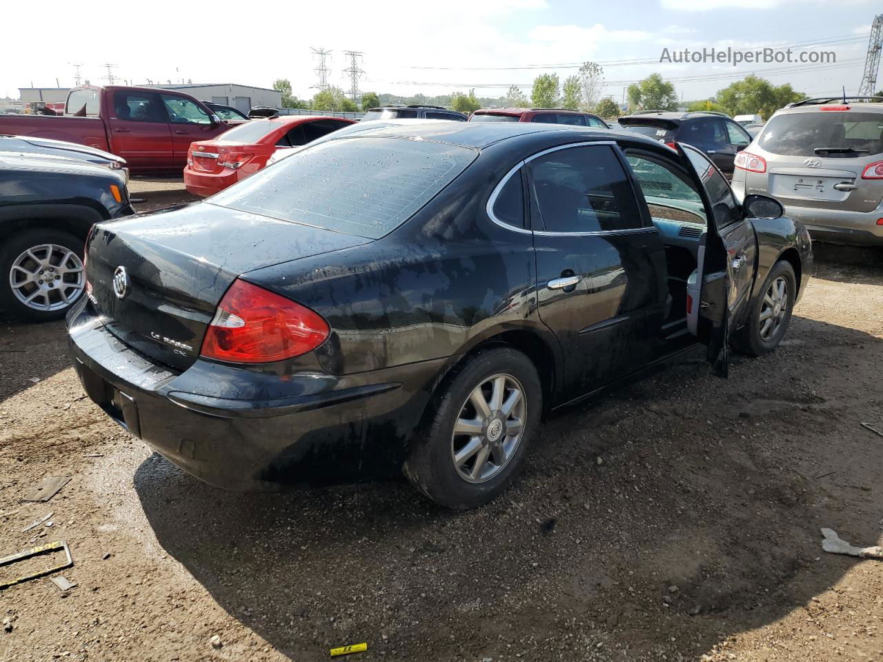 2007 Buick Lacrosse Cxl Black vin: 2G4WD552671225376