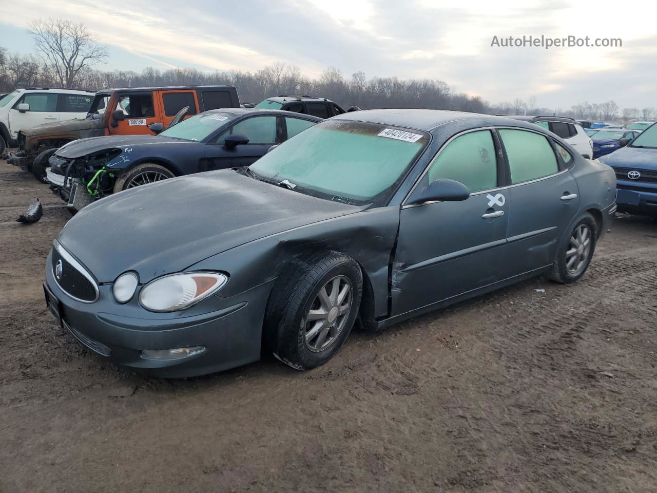 2007 Buick Lacrosse Cxl Gray vin: 2G4WD552771147593