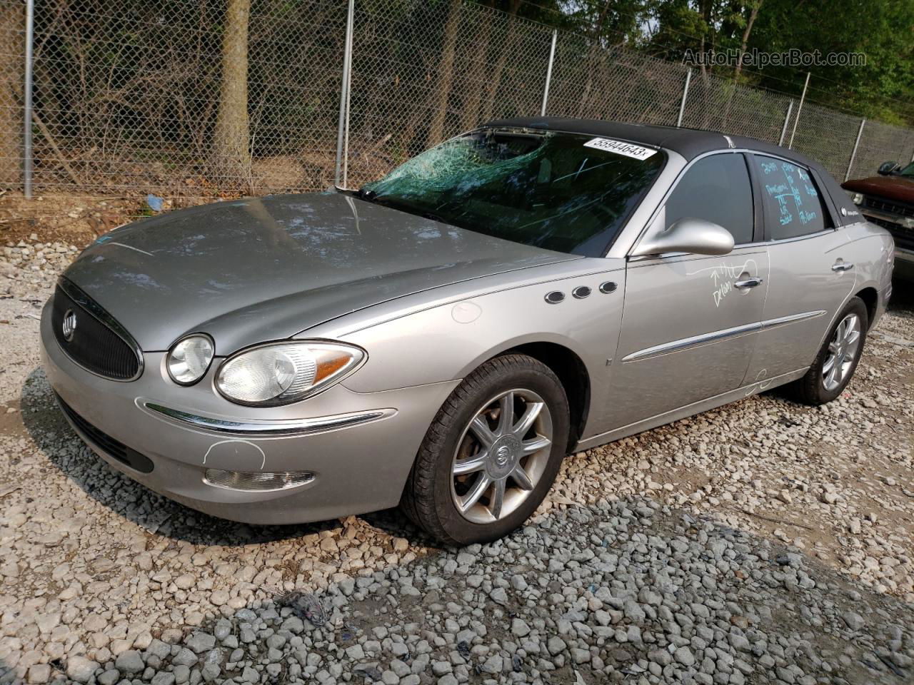 2007 Buick Lacrosse Cxl Silver vin: 2G4WD582071152405