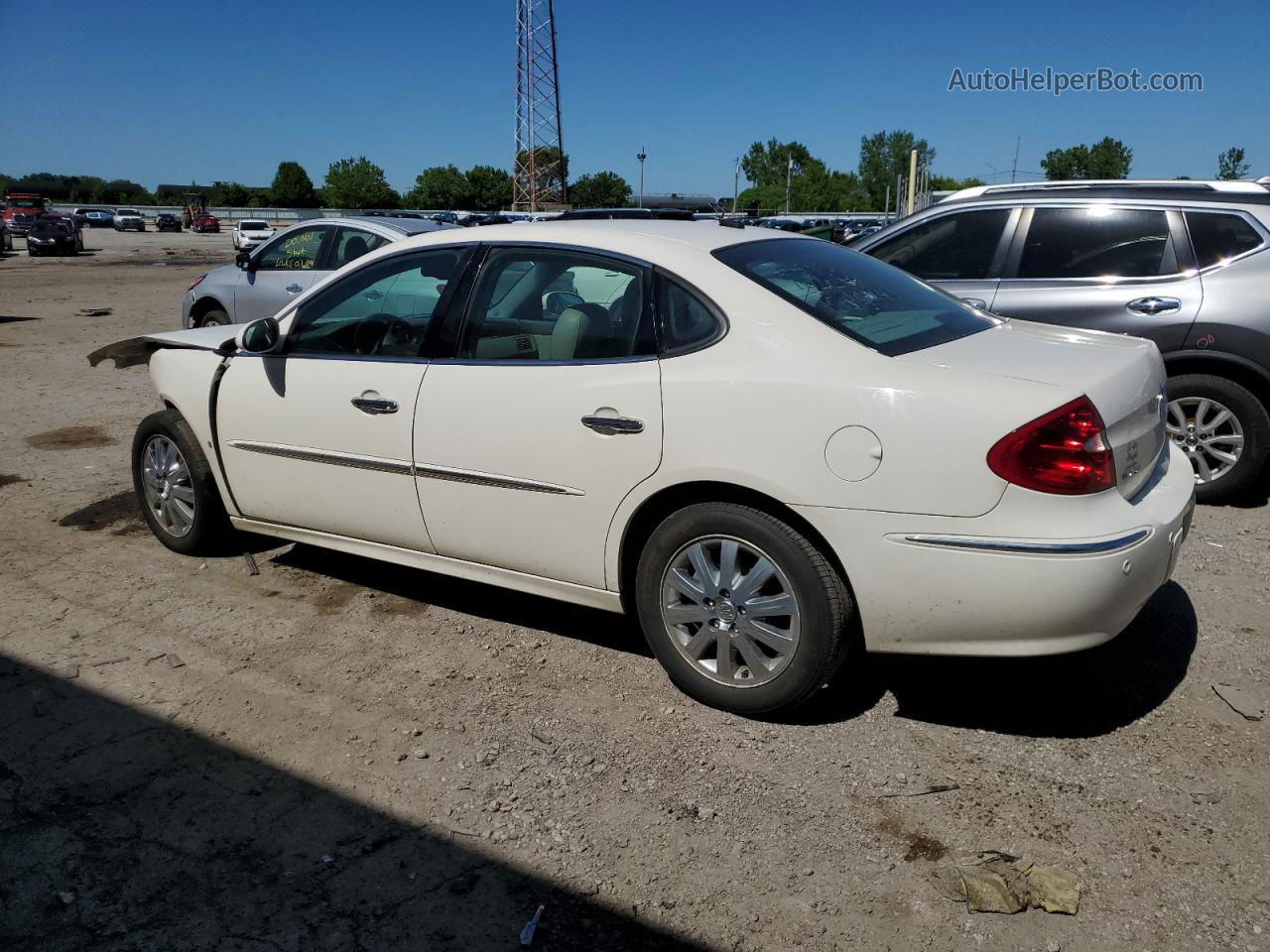 2007 Buick Lacrosse Cxl White vin: 2G4WD582071165753