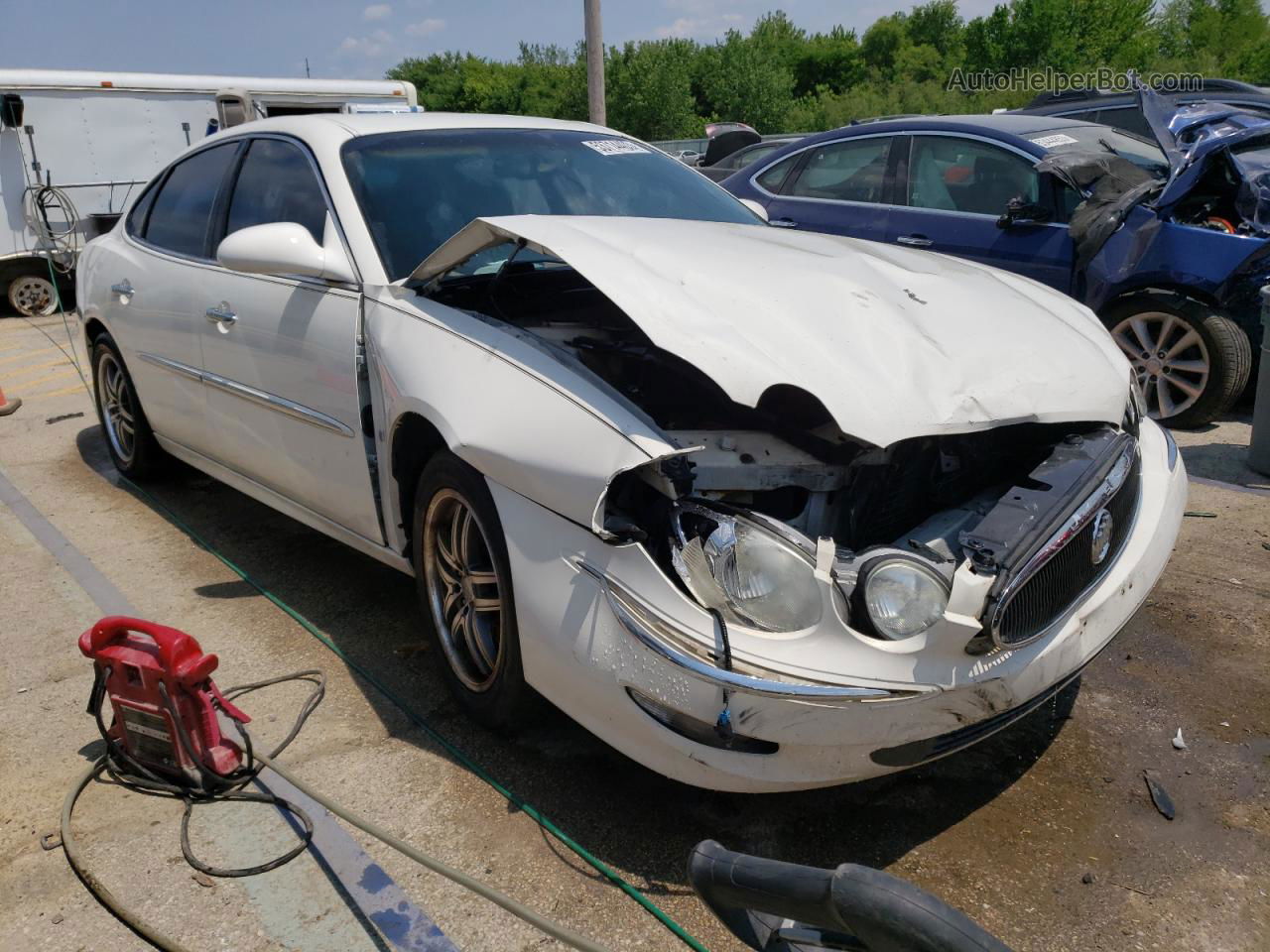 2007 Buick Lacrosse Cxl White vin: 2G4WD582171116609