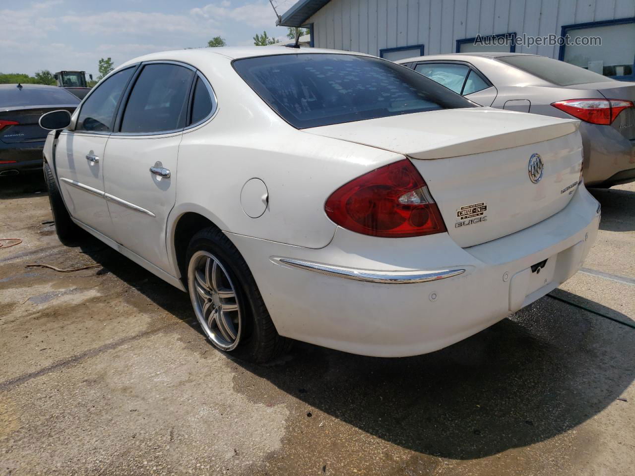 2007 Buick Lacrosse Cxl White vin: 2G4WD582171116609