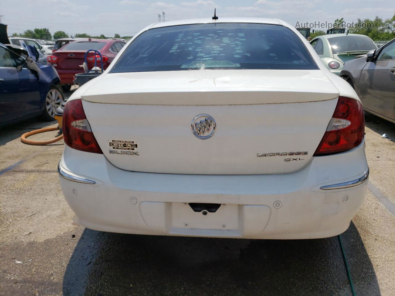 2007 Buick Lacrosse Cxl White vin: 2G4WD582171116609