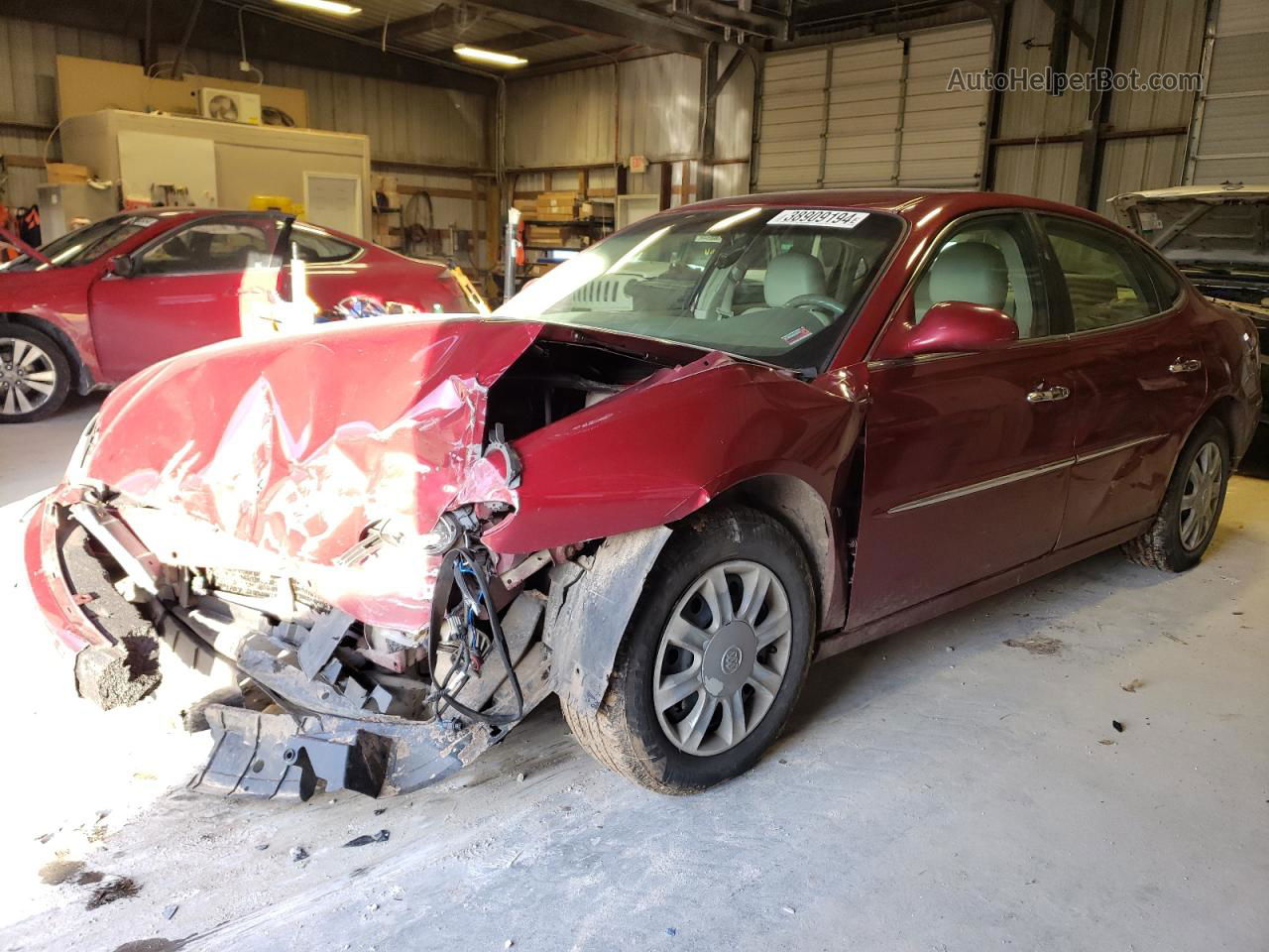 2007 Buick Lacrosse Cxl Red vin: 2G4WD582171214491