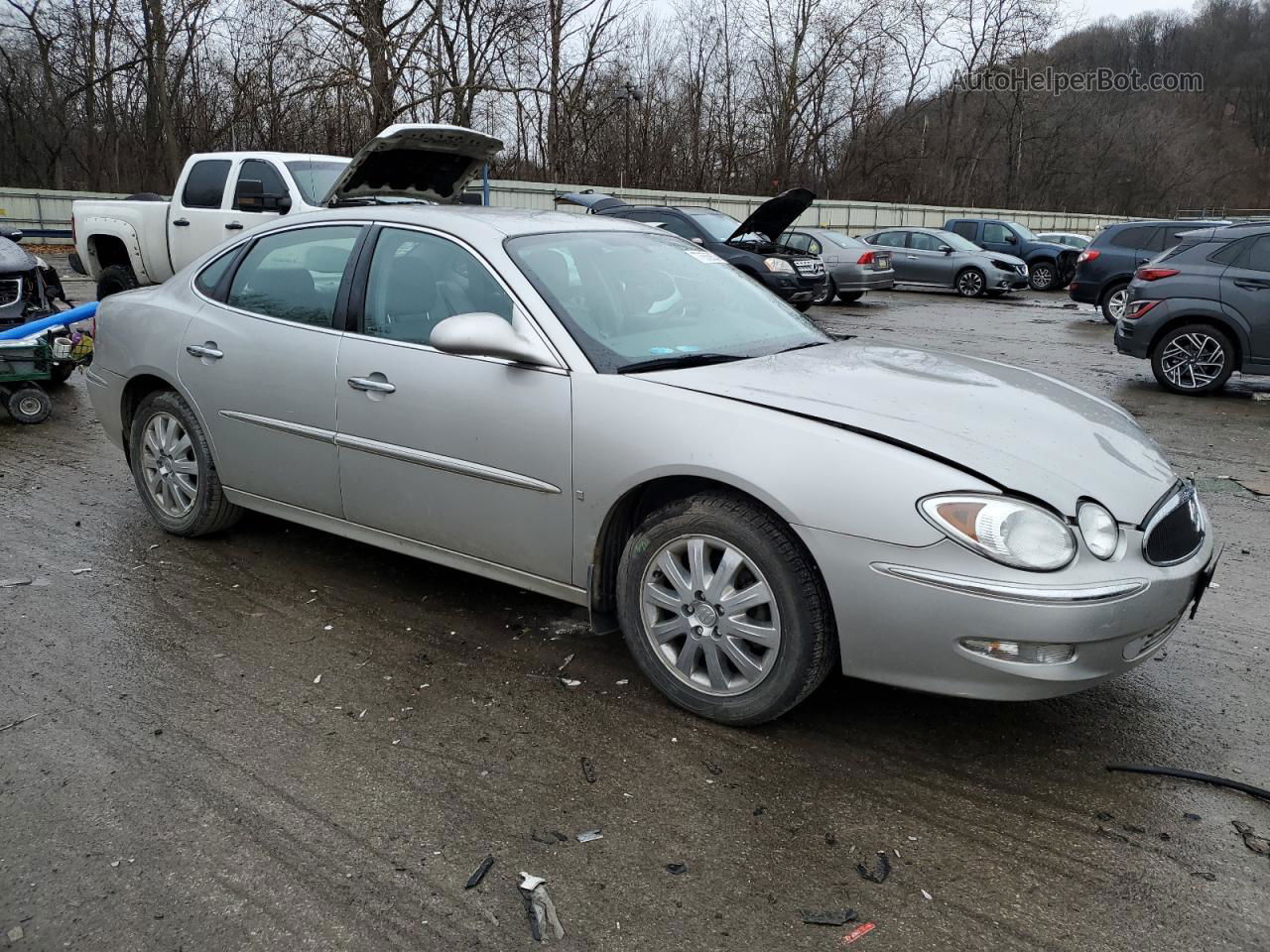 2007 Buick Lacrosse Cxl Silver vin: 2G4WD582171244395