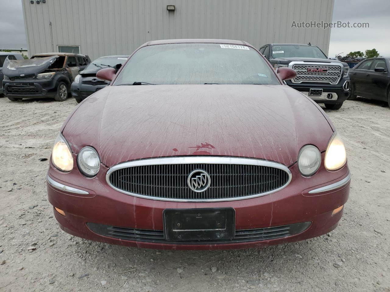 2007 Buick Lacrosse Cxl Burgundy vin: 2G4WD582271179105