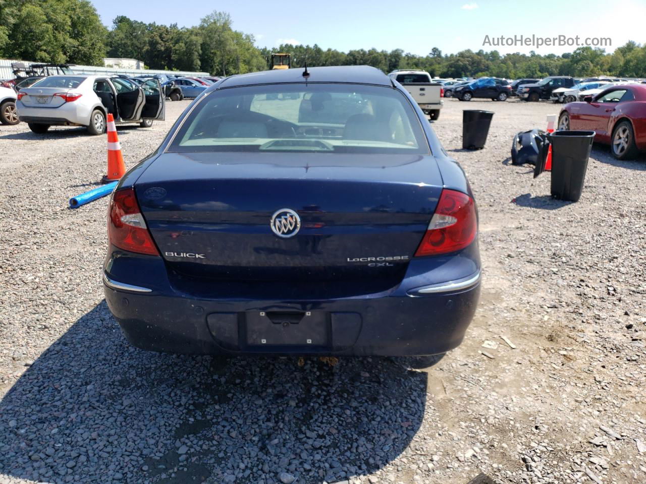 2007 Buick Lacrosse Cxl Синий vin: 2G4WD582371149613