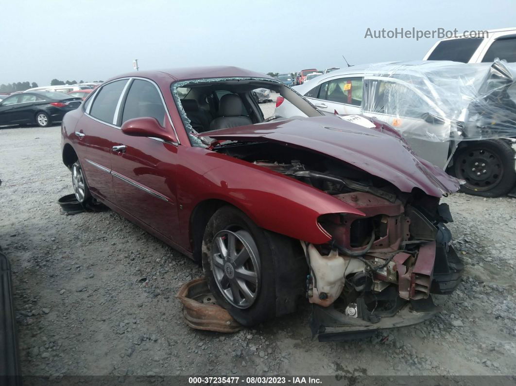 2009 Buick Lacrosse Cxl Maroon vin: 2G4WD582391125198