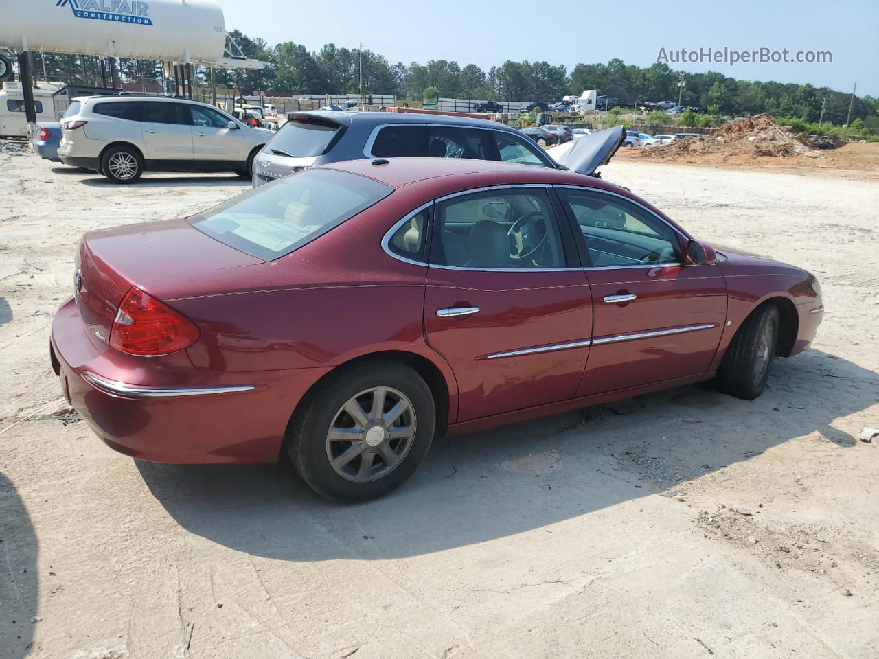 2007 Buick Lacrosse Cxl Maroon vin: 2G4WD582471153122