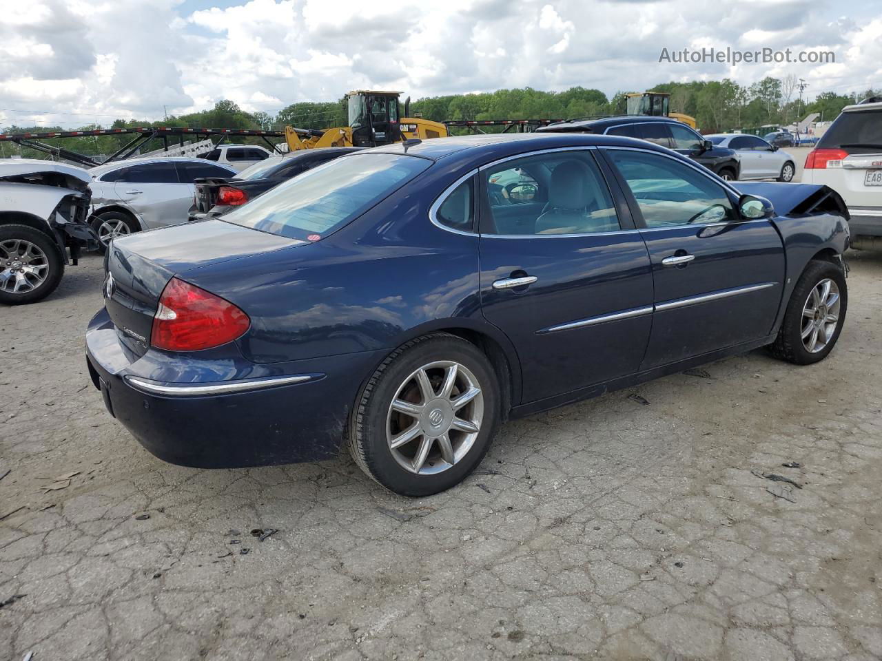 2007 Buick Lacrosse Cxl Blue vin: 2G4WD582671127900