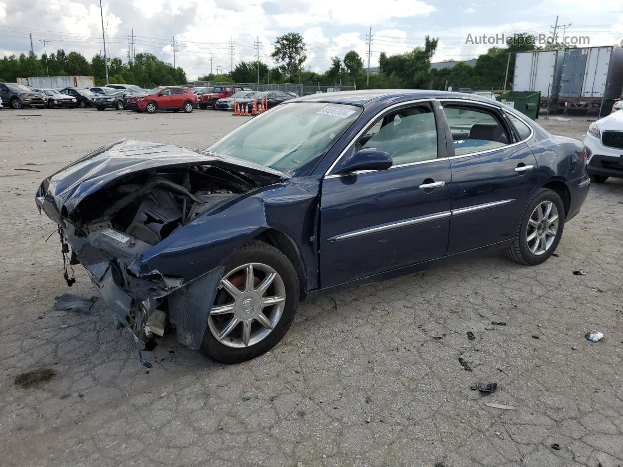 2007 Buick Lacrosse Cxl Blue vin: 2G4WD582671127900