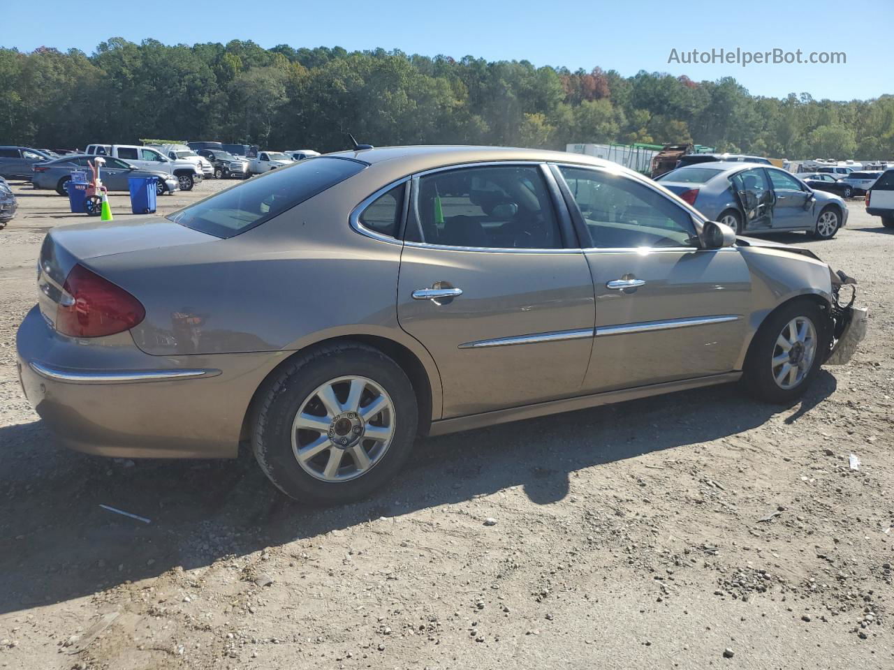 2007 Buick Lacrosse Cxl Желто-коричневый vin: 2G4WD582771107204