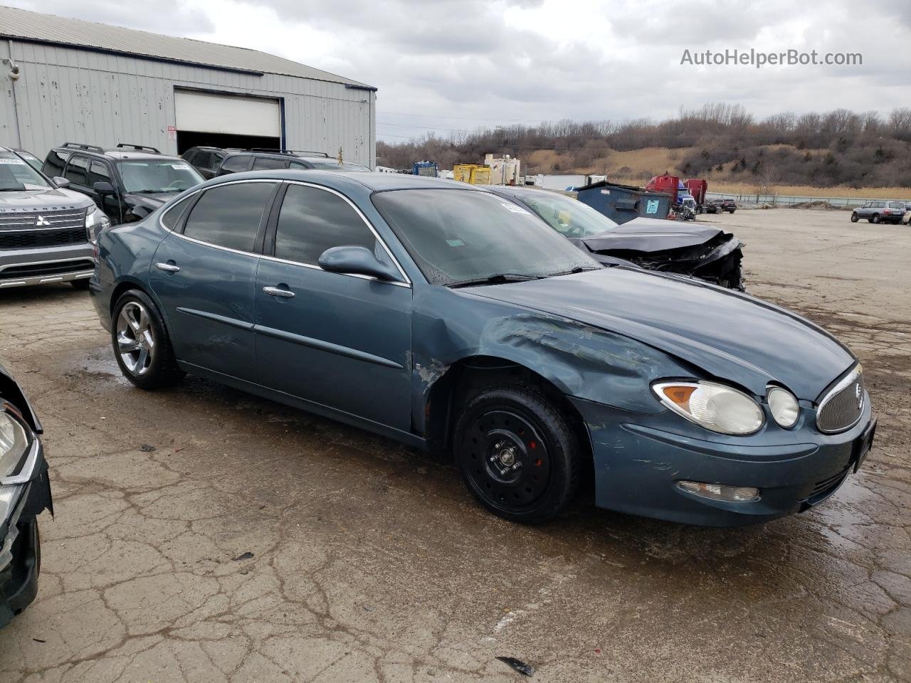 2007 Buick Lacrosse Cxl Teal vin: 2G4WD582771155740