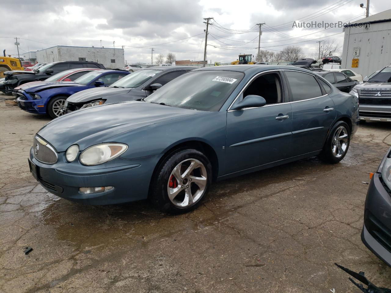 2007 Buick Lacrosse Cxl Бирюзовый vin: 2G4WD582771155740