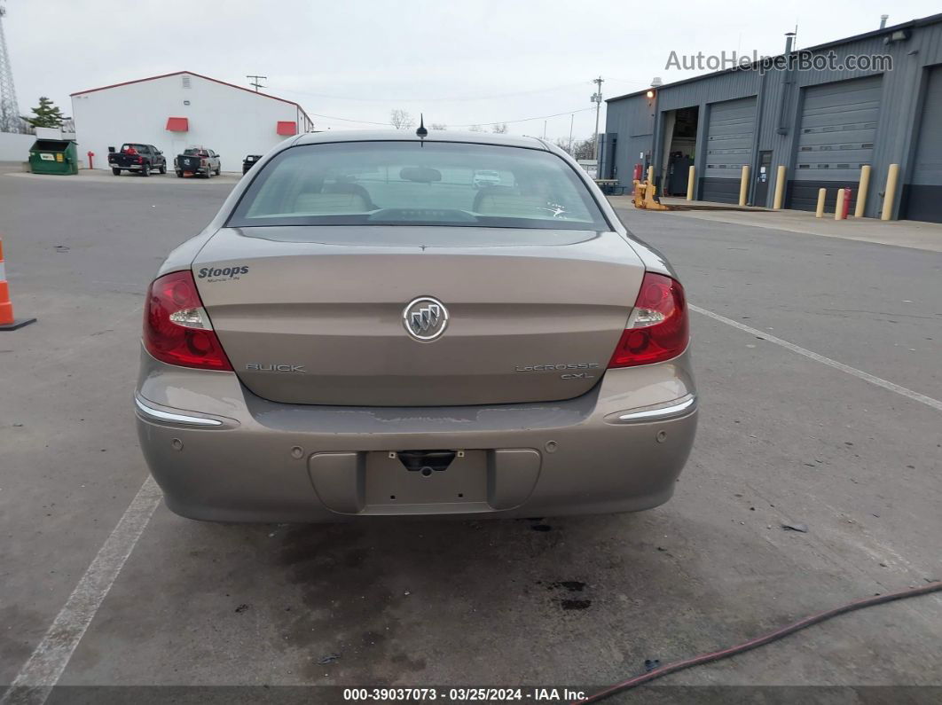 2007 Buick Lacrosse Cxl Brown vin: 2G4WD582871126618