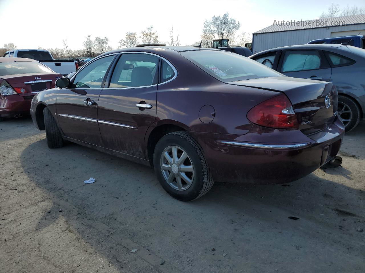 2007 Buick Lacrosse Cxl Burgundy vin: 2G4WD582X71117452