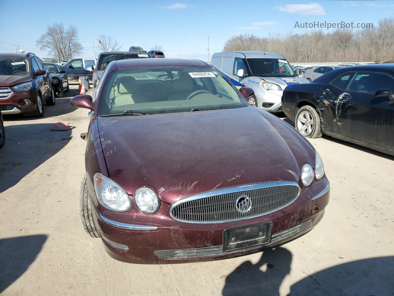 2007 Buick Lacrosse Cxl Burgundy vin: 2G4WD582X71117452