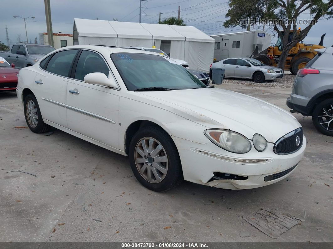 2007 Buick Lacrosse Cxl White vin: 2G4WD582X71181216