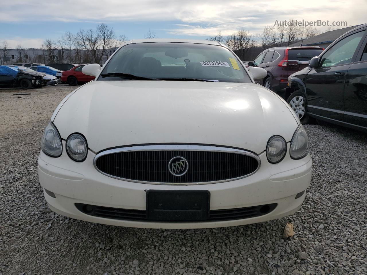 2007 Buick Lacrosse Cxs White vin: 2G4WE587271214007