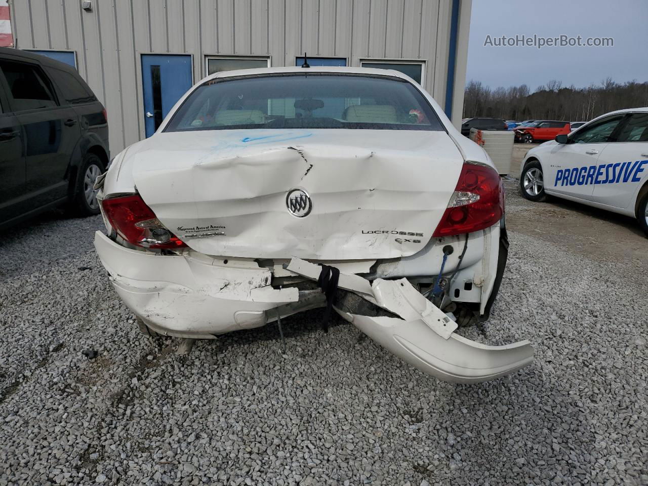 2007 Buick Lacrosse Cxs White vin: 2G4WE587271214007