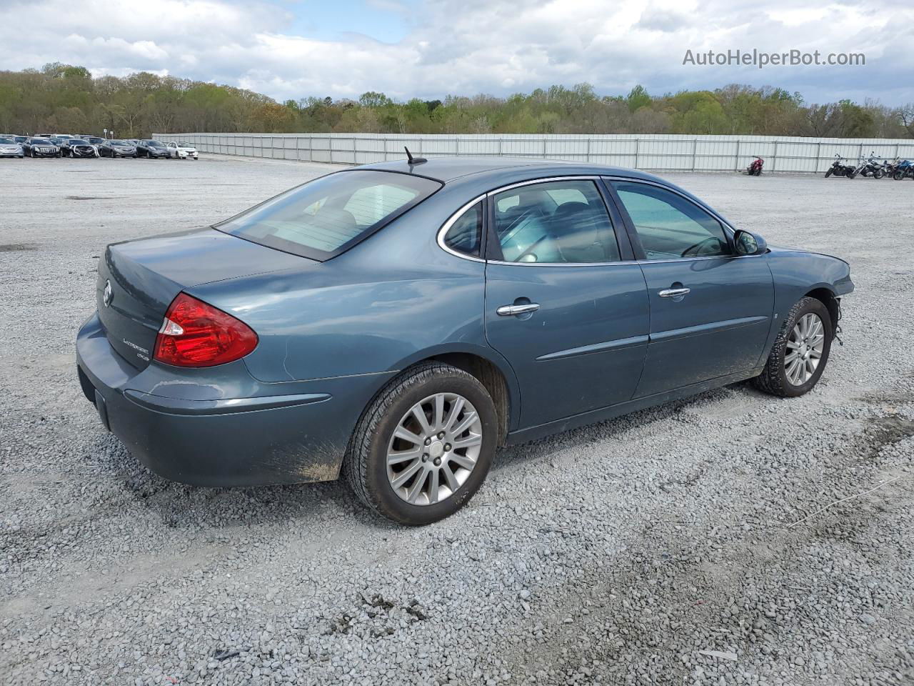 2007 Buick Lacrosse Cxs Blue vin: 2G4WE587271238162