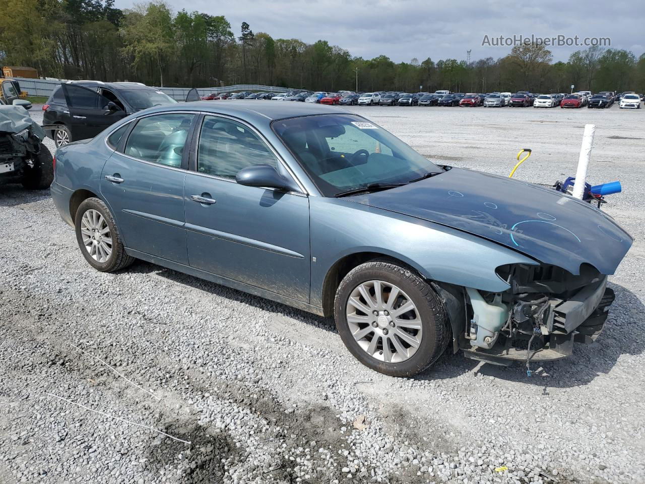 2007 Buick Lacrosse Cxs Blue vin: 2G4WE587271238162