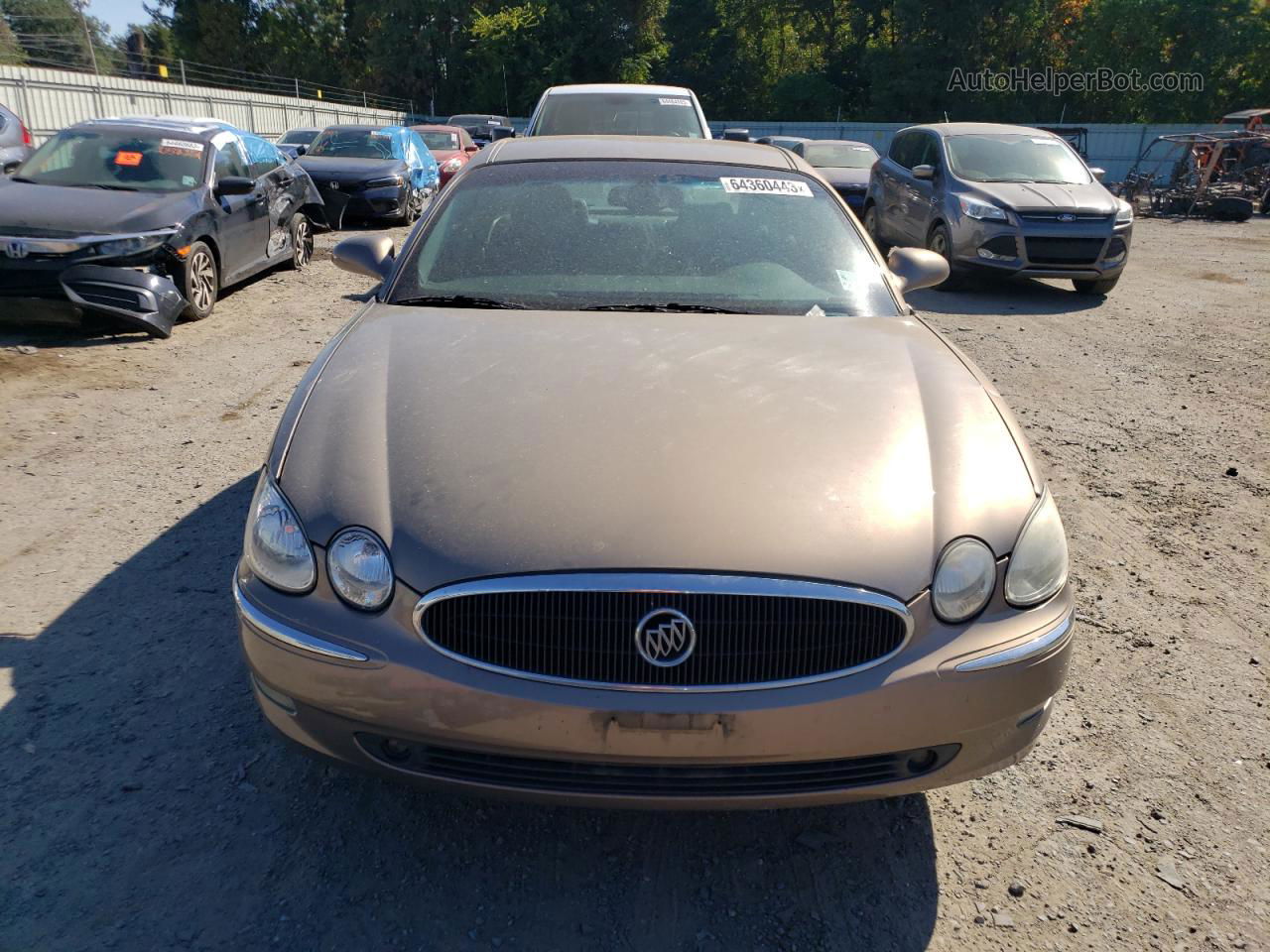 2007 Buick Lacrosse Cxs Коричневый vin: 2G4WE587371180403