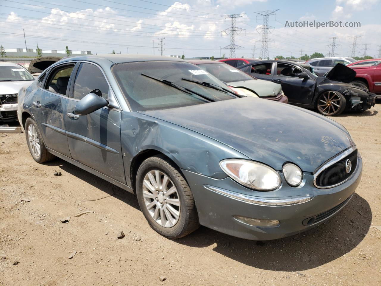 2007 Buick Lacrosse Cxs Teal vin: 2G4WE587471140833