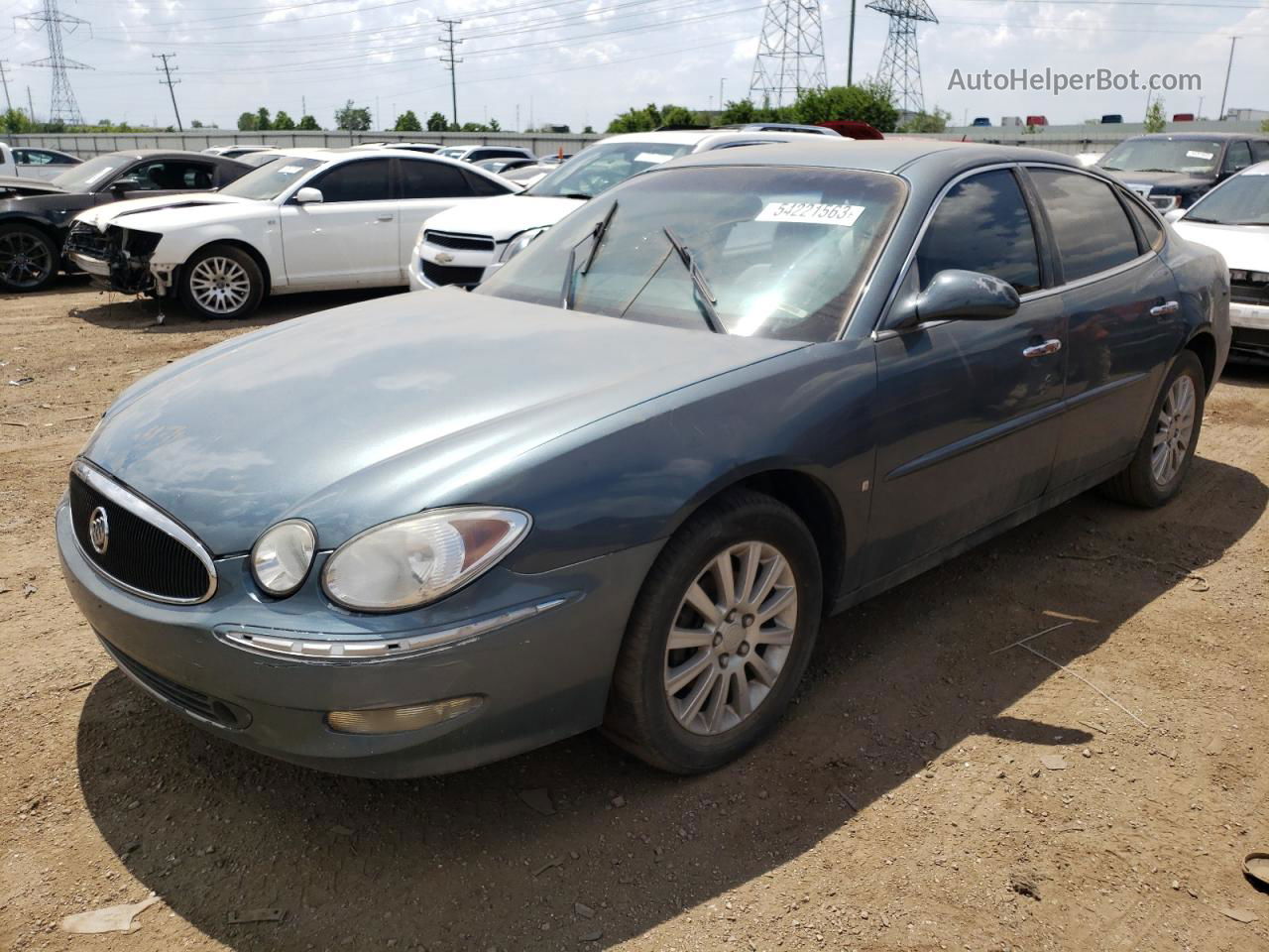 2007 Buick Lacrosse Cxs Teal vin: 2G4WE587471140833