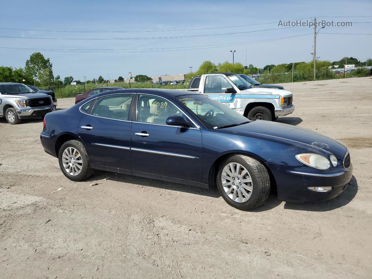 2007 Buick Lacrosse Cxs Blue vin: 2G4WE587471196089