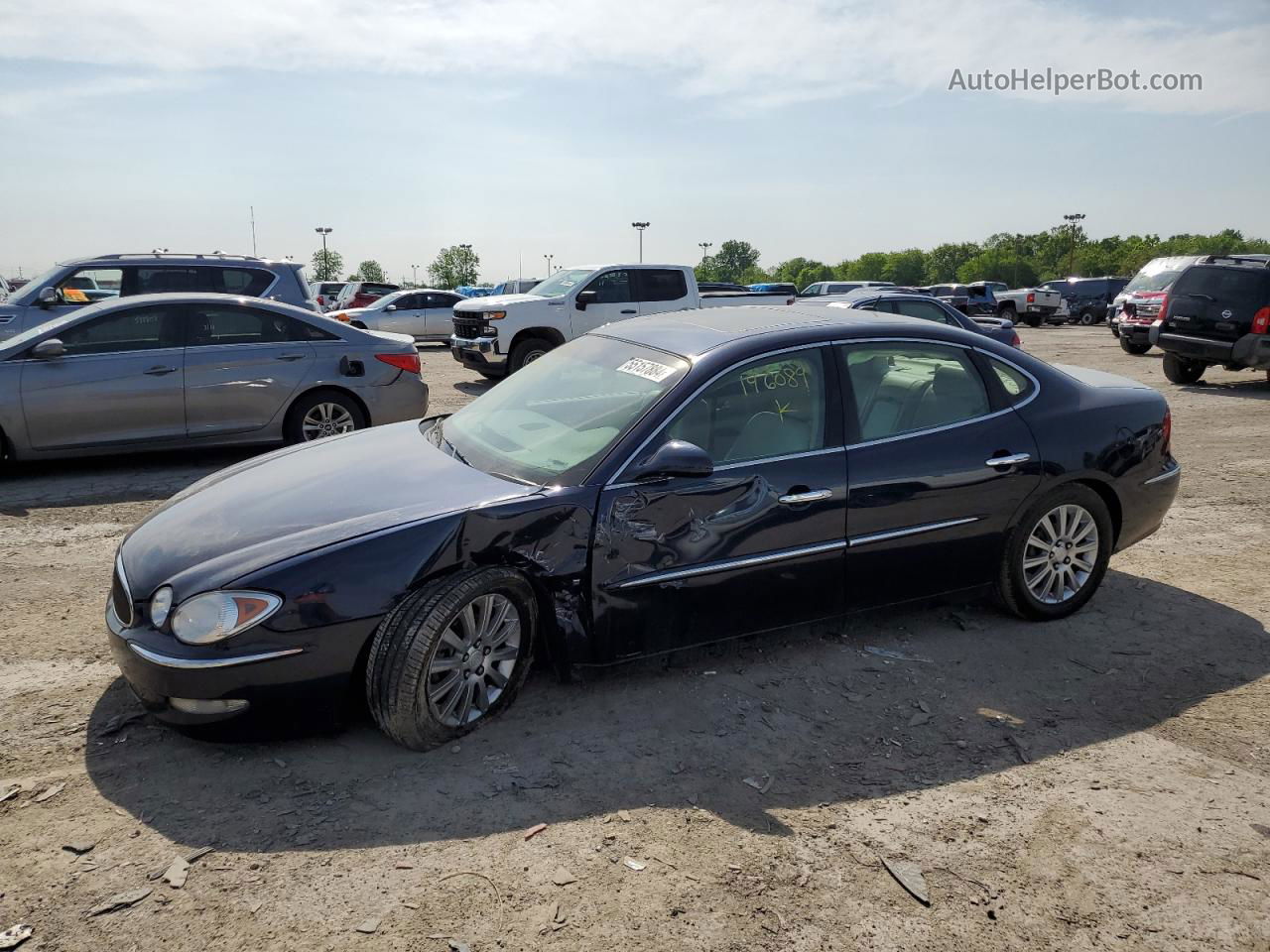 2007 Buick Lacrosse Cxs Blue vin: 2G4WE587471196089