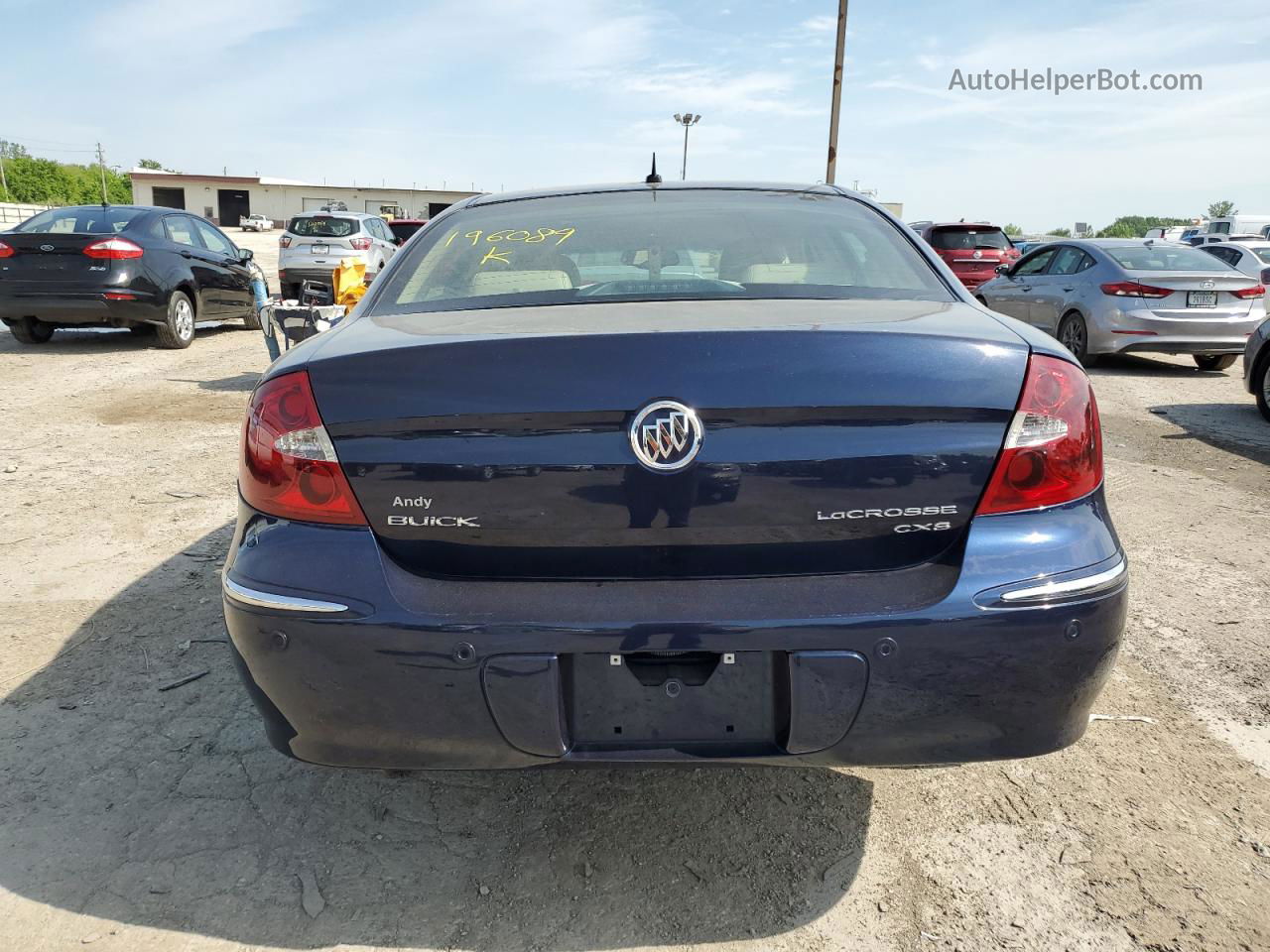 2007 Buick Lacrosse Cxs Blue vin: 2G4WE587471196089