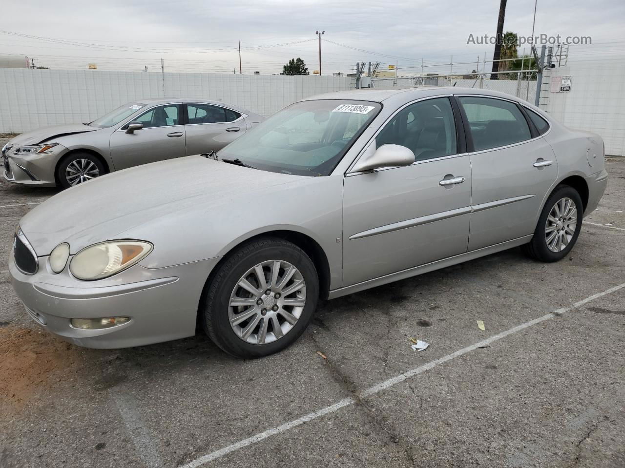 2007 Buick Lacrosse Cxs Silver vin: 2G4WE587571212865