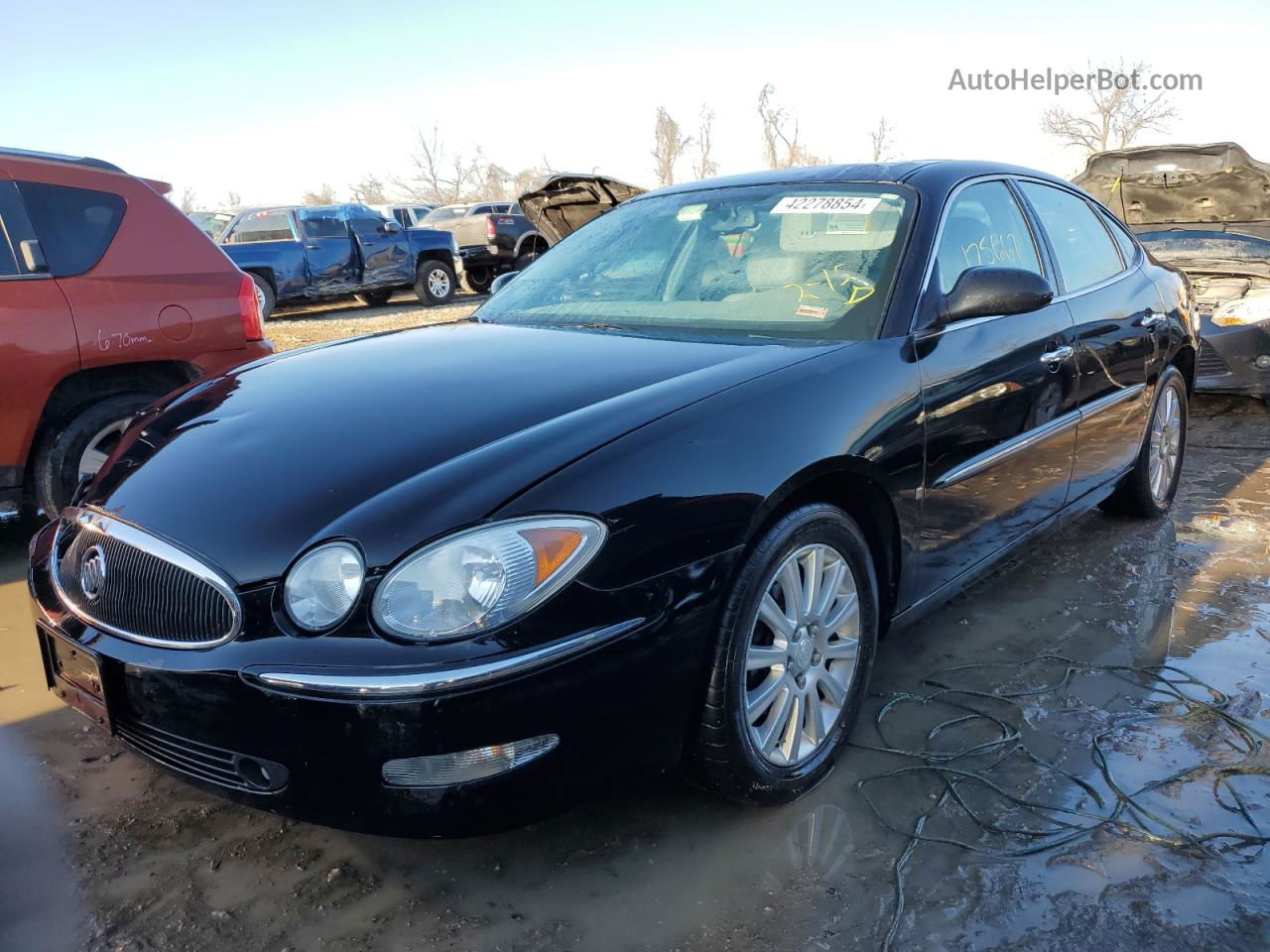 2007 Buick Lacrosse Cxs Black vin: 2G4WE587571243131