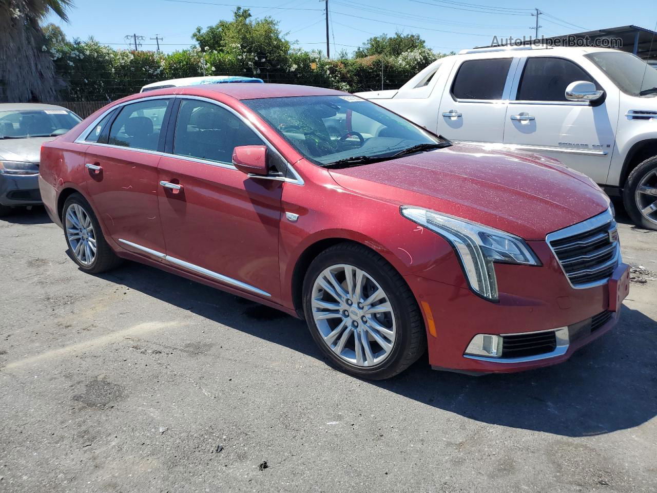 2019 Cadillac Xts Luxury Red vin: 2G61M5S30K9119286