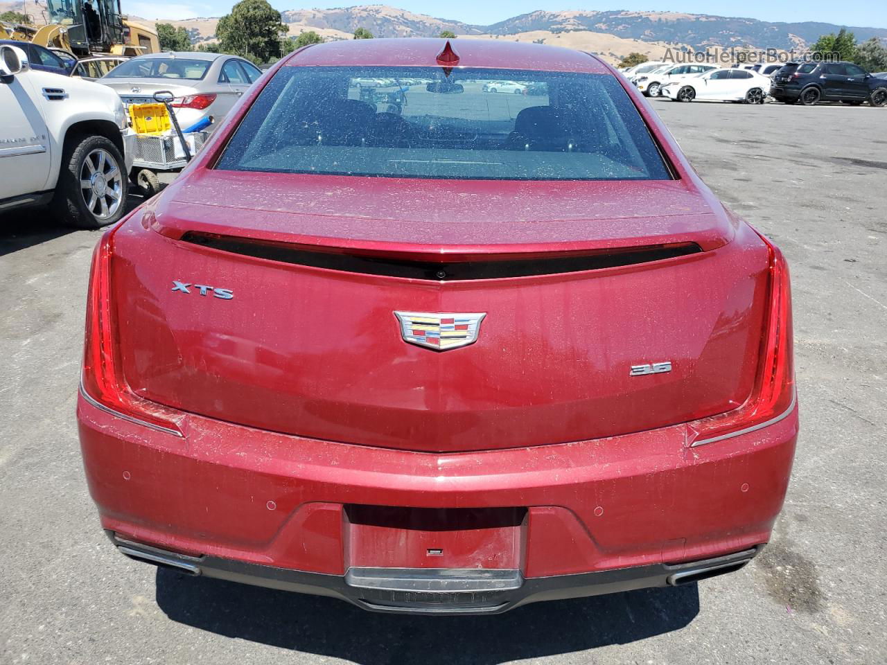 2019 Cadillac Xts Luxury Red vin: 2G61M5S30K9119286