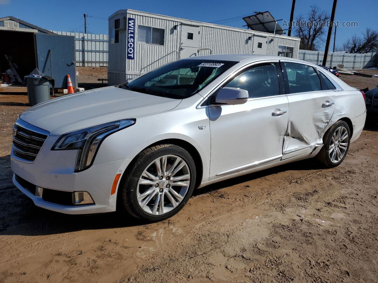 2019 Cadillac Xts Luxury White vin: 2G61M5S32K9129401